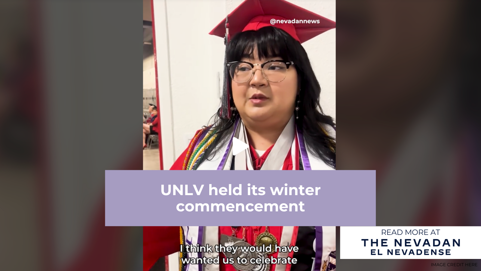 Video: UNLV held its winter commencement