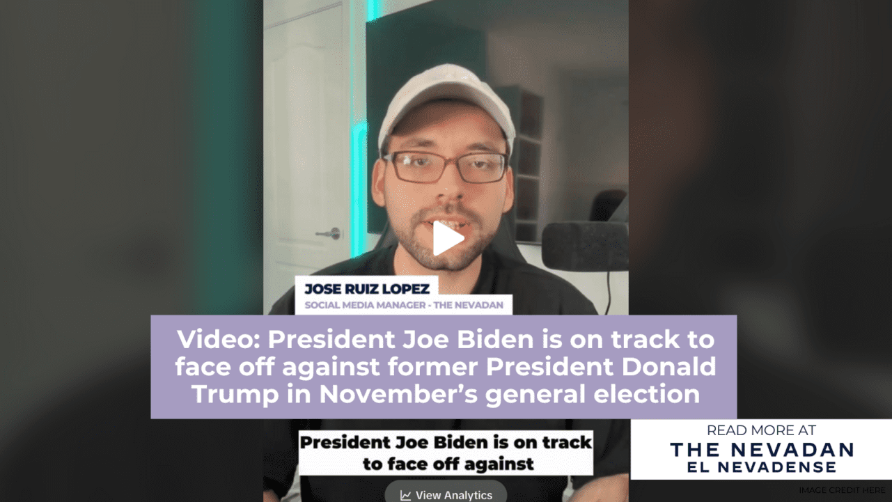 Video: President Joe Biden is on track to face off against former President Donald Trump in November’s general election