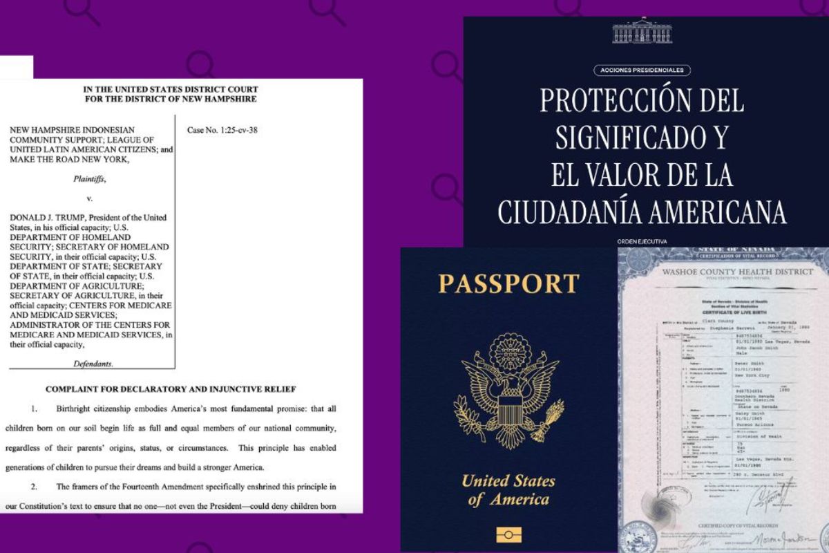 Qué implica la orden de Trump para eliminar la ciudadanía por nacimiento Qué implica la orden de Trump para eliminar la ciudadanía por nacimiento