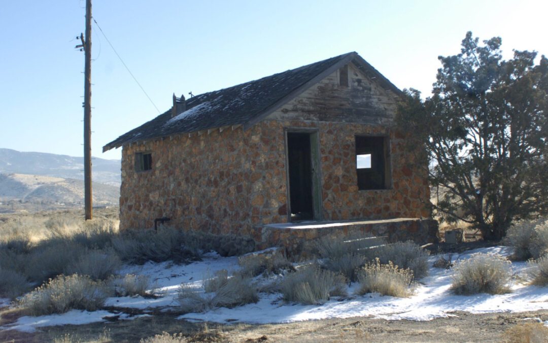 This stone cabin endured in Reno high desert for over 80 years. Then it was gone