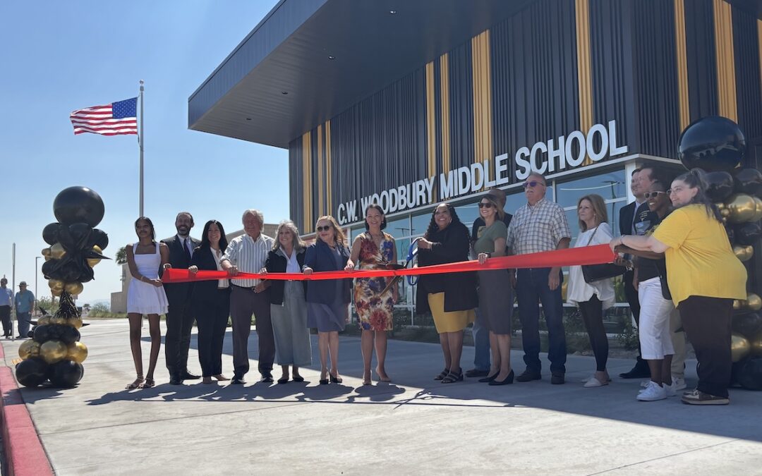 Bright windows and working AC: Woodbury Middle School debuts new campus